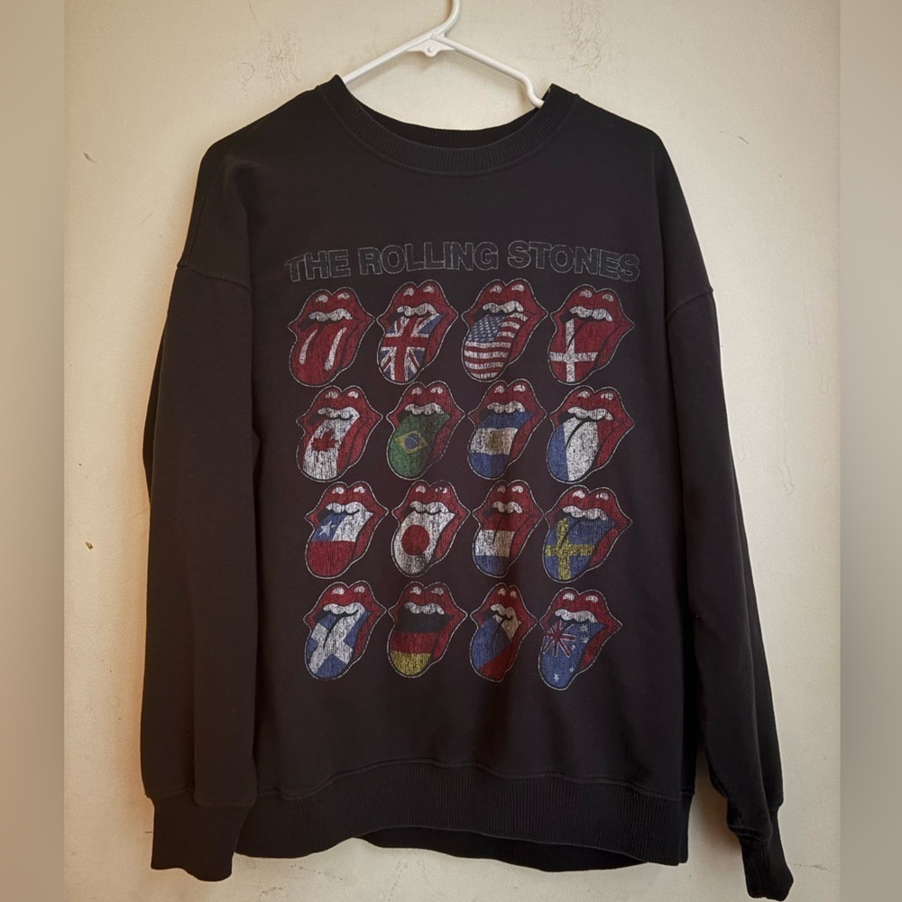 Hollister unisex The Rolling Stones Sweatshirt Size L